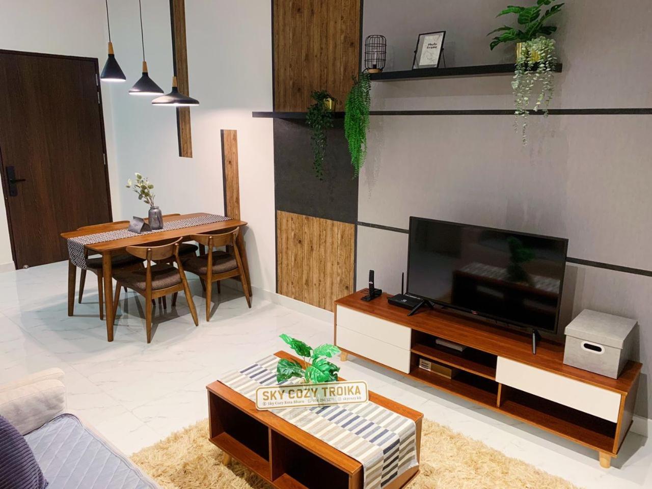 Sky Cozy Troika Residence, 1 Bedroom 4-6 Pax, 2 Bedrooms 6-8 Pax, Pool Vew, Sky & City View, Free Parking, Pool, Unlimited Wifi & Netflix Kota Bharu Ngoại thất bức ảnh