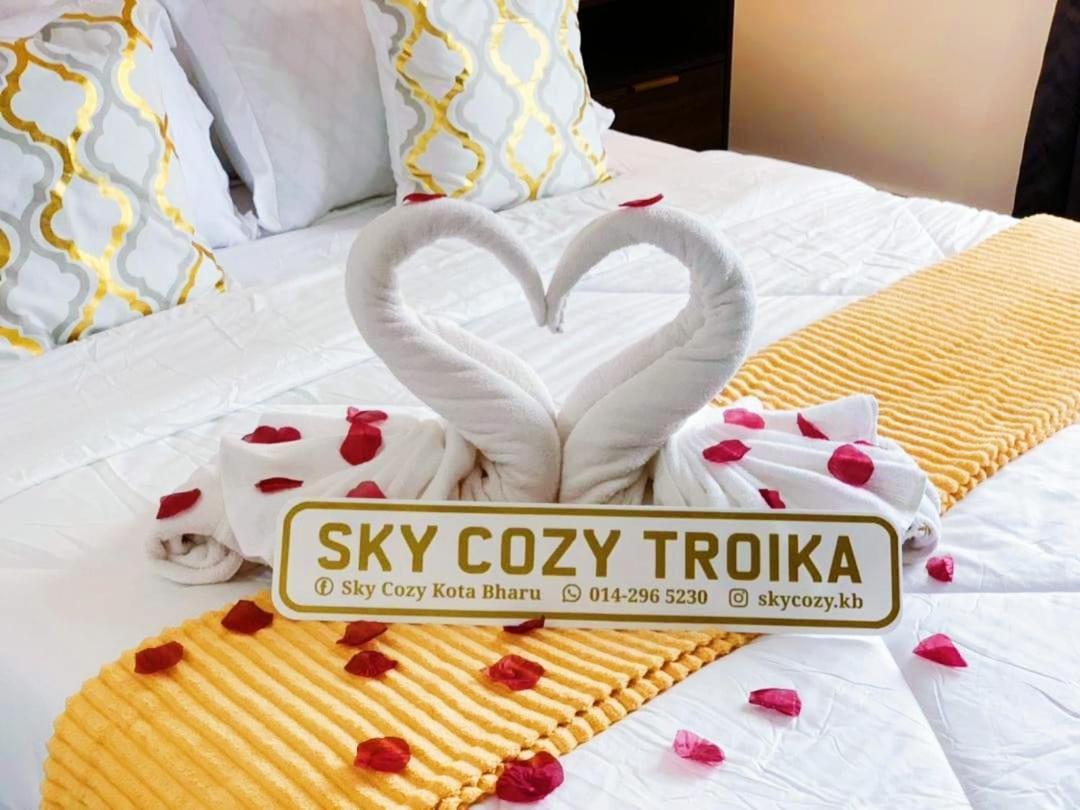 Sky Cozy Troika Residence, 1 Bedroom 4-6 Pax, 2 Bedrooms 6-8 Pax, Pool Vew, Sky & City View, Free Parking, Pool, Unlimited Wifi & Netflix Kota Bharu Ngoại thất bức ảnh