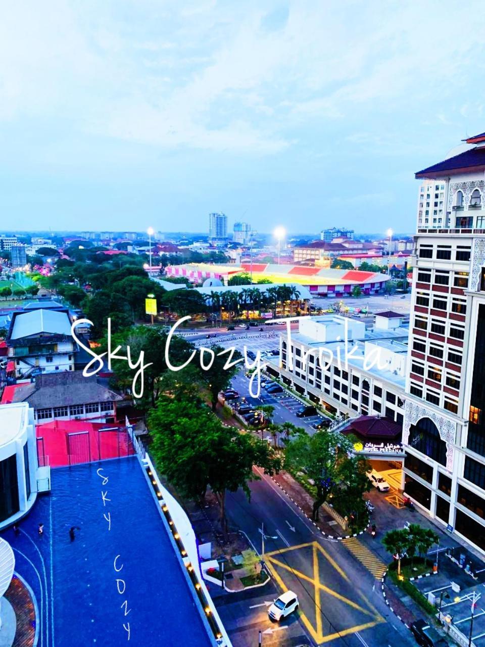 Sky Cozy Troika Residence, 1 Bedroom 4-6 Pax, 2 Bedrooms 6-8 Pax, Pool Vew, Sky & City View, Free Parking, Pool, Unlimited Wifi & Netflix Kota Bharu Ngoại thất bức ảnh