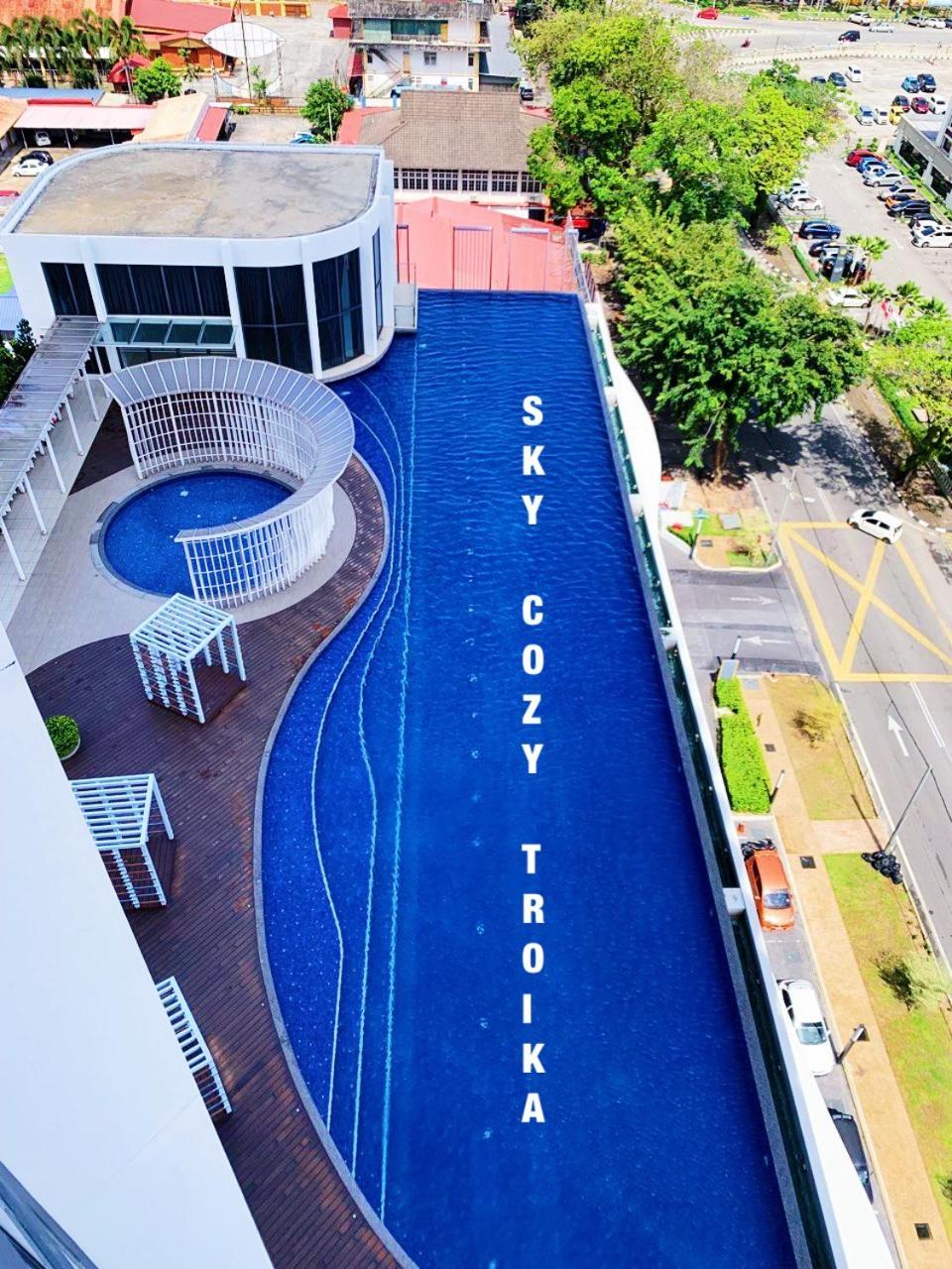 Sky Cozy Troika Residence, 1 Bedroom 4-6 Pax, 2 Bedrooms 6-8 Pax, Pool Vew, Sky & City View, Free Parking, Pool, Unlimited Wifi & Netflix Kota Bharu Ngoại thất bức ảnh